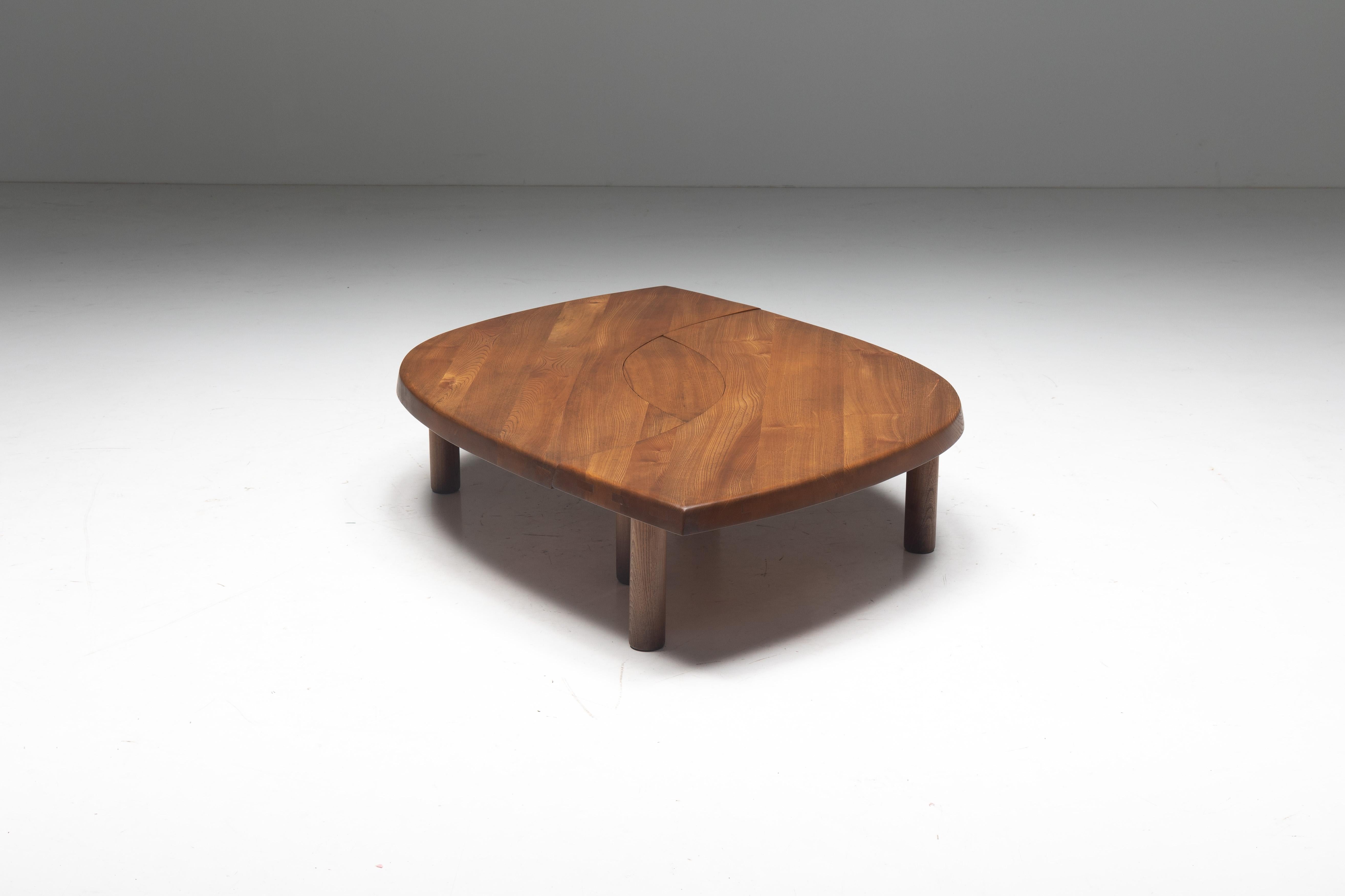Pierre Chapo, Couchtisch „T22“, L'oeil, Frankreich, 1970er Jahre (Holzarbeit) im Angebot