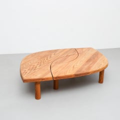 Table T22 Pierre Chapo, bois d'orme massif