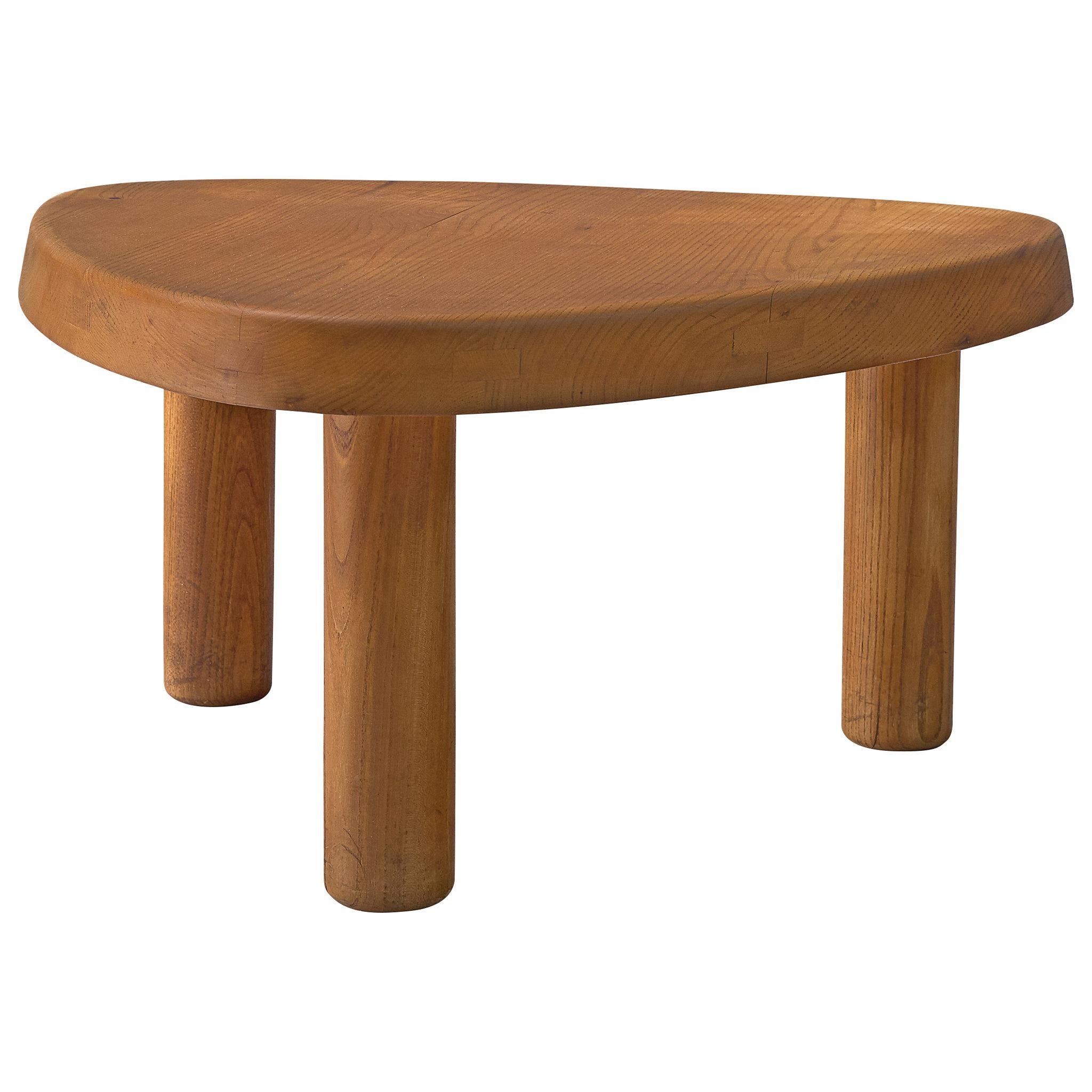 Pierre Chapo 'T23' Side Table in Solid Elm
