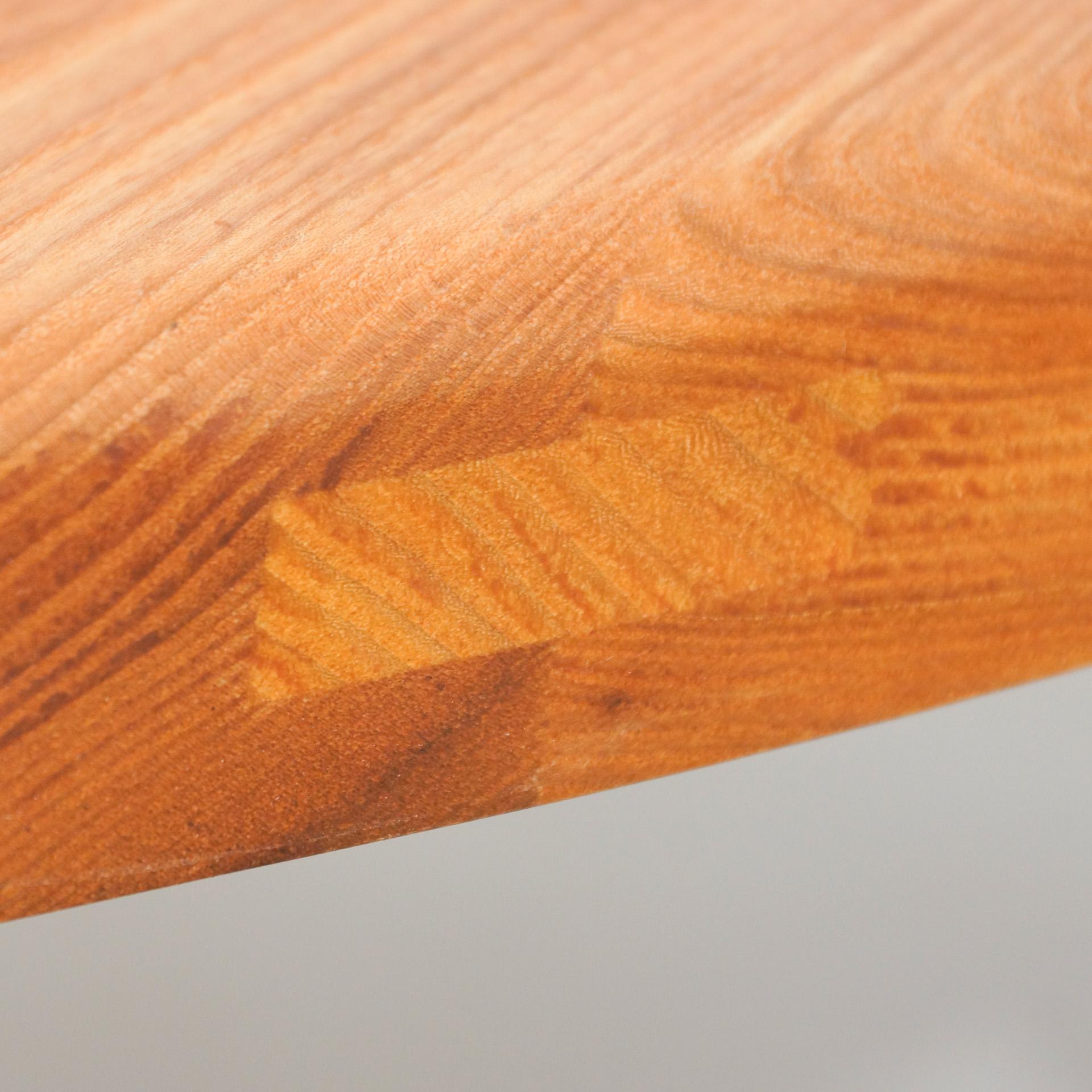 Pierre Chapo T23 Solid Elm Wood Formalist Side Table 4