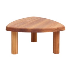 Pierre Chapo T23 Solid Elmwood Formalist Side Table