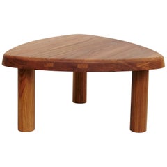 Pierre Chapo T23 Table d'appoint formaliste en Elmwoods massifs