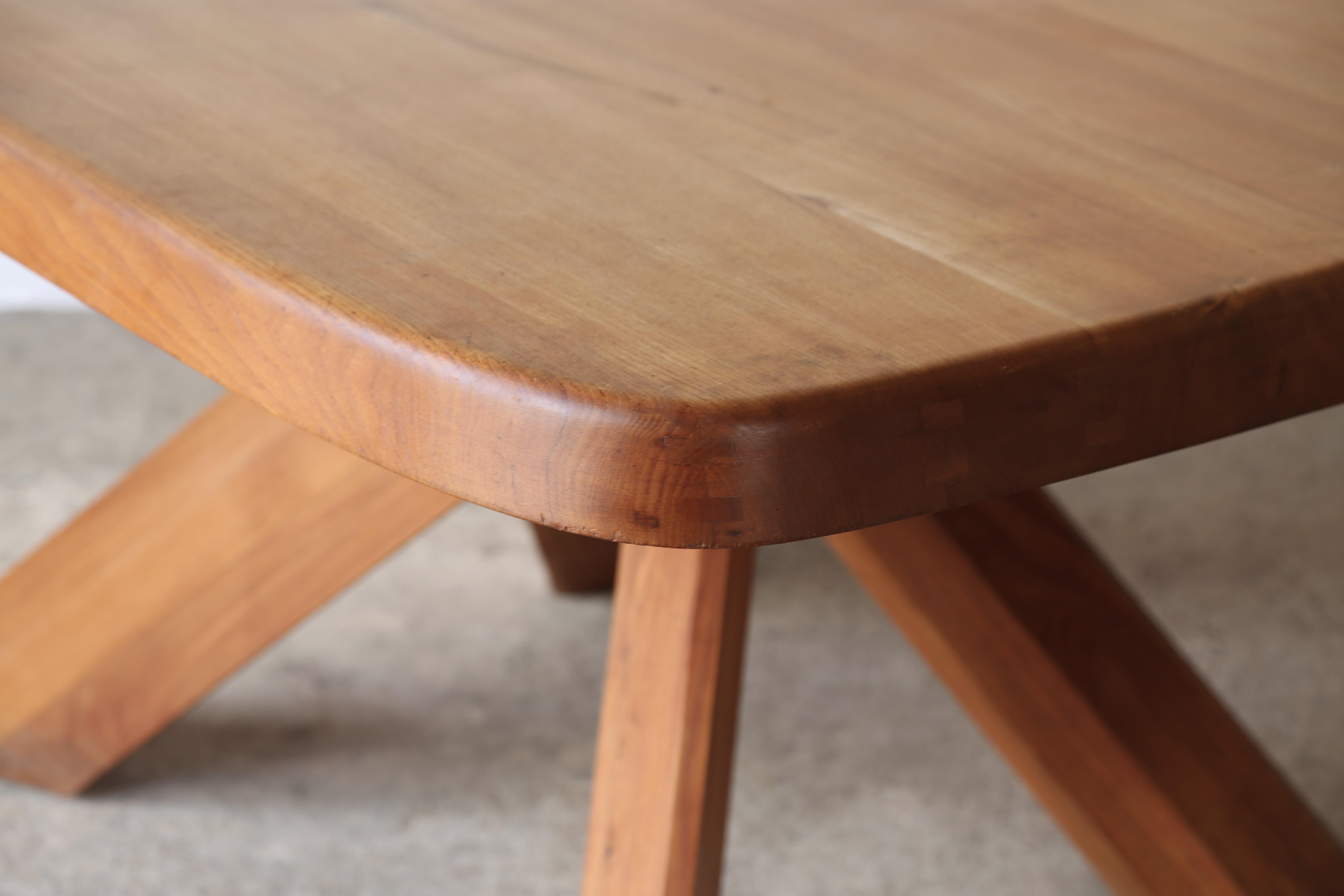 Pierre Chapo T35c Dining Table, France, 1980s 3