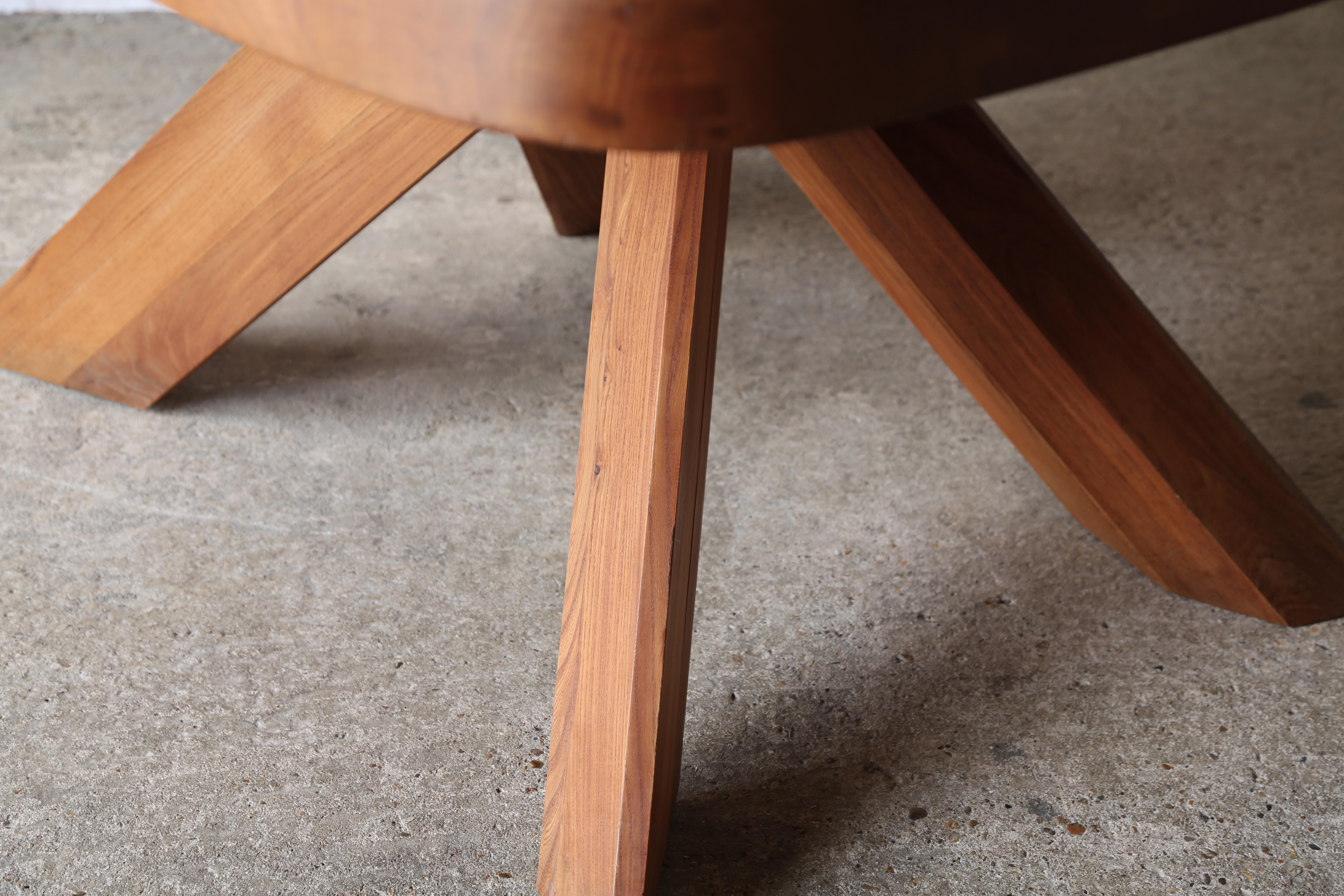 Pierre Chapo T35c Dining Table, France, 1980s 4
