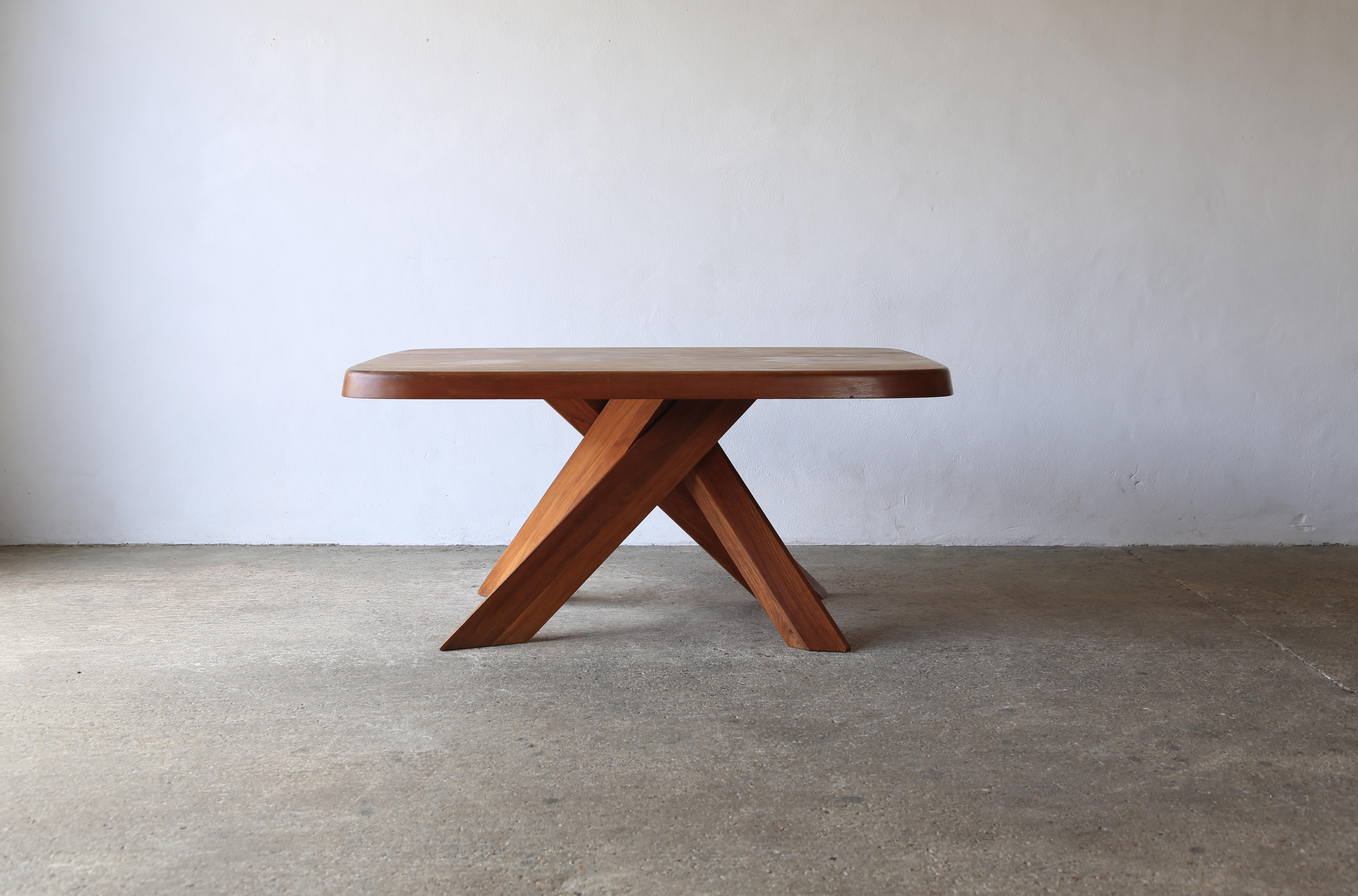 Pierre Chapo T35c Dining Table, France, 1980s 10