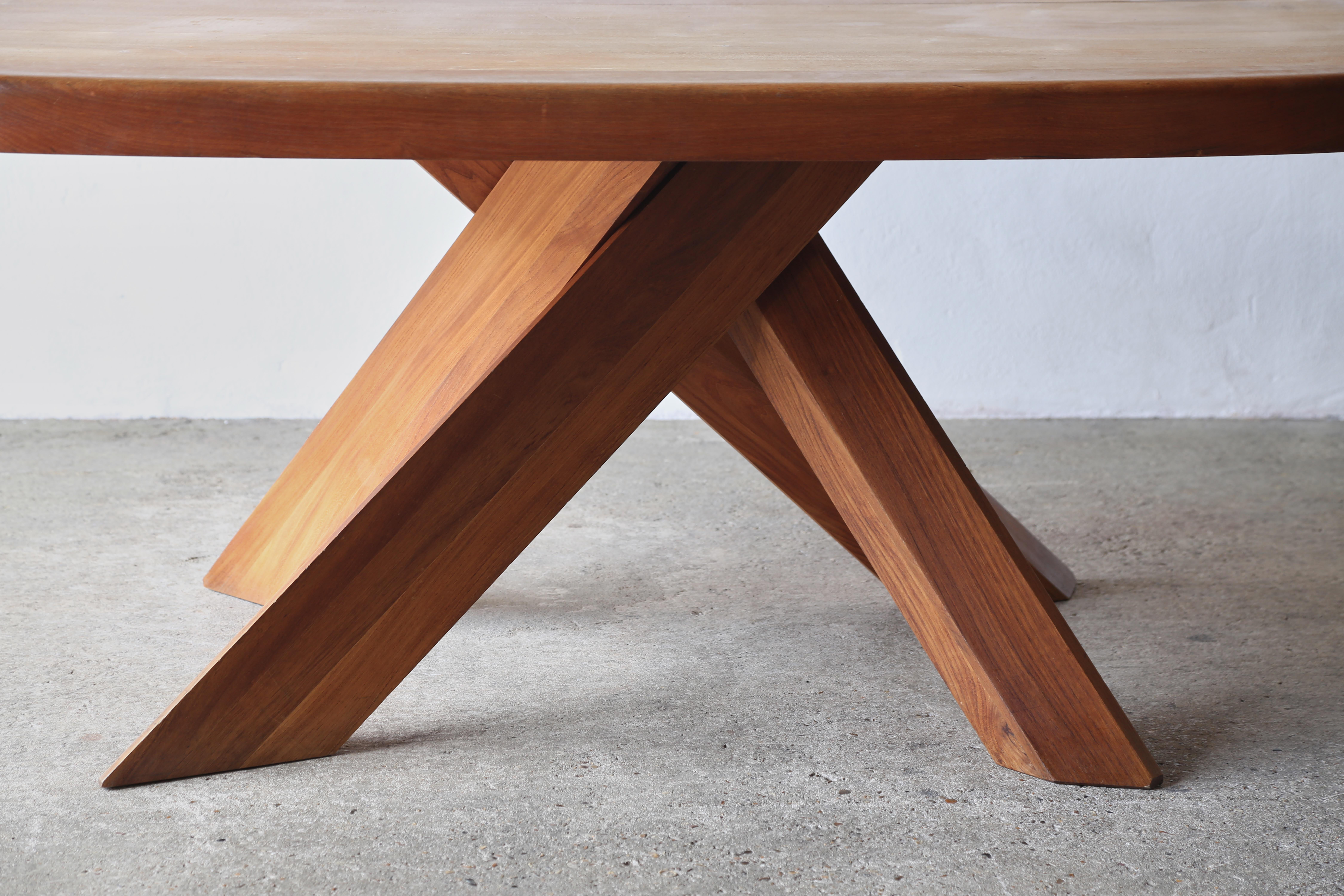 Pierre Chapo T35c Dining Table, France, 1980s 12
