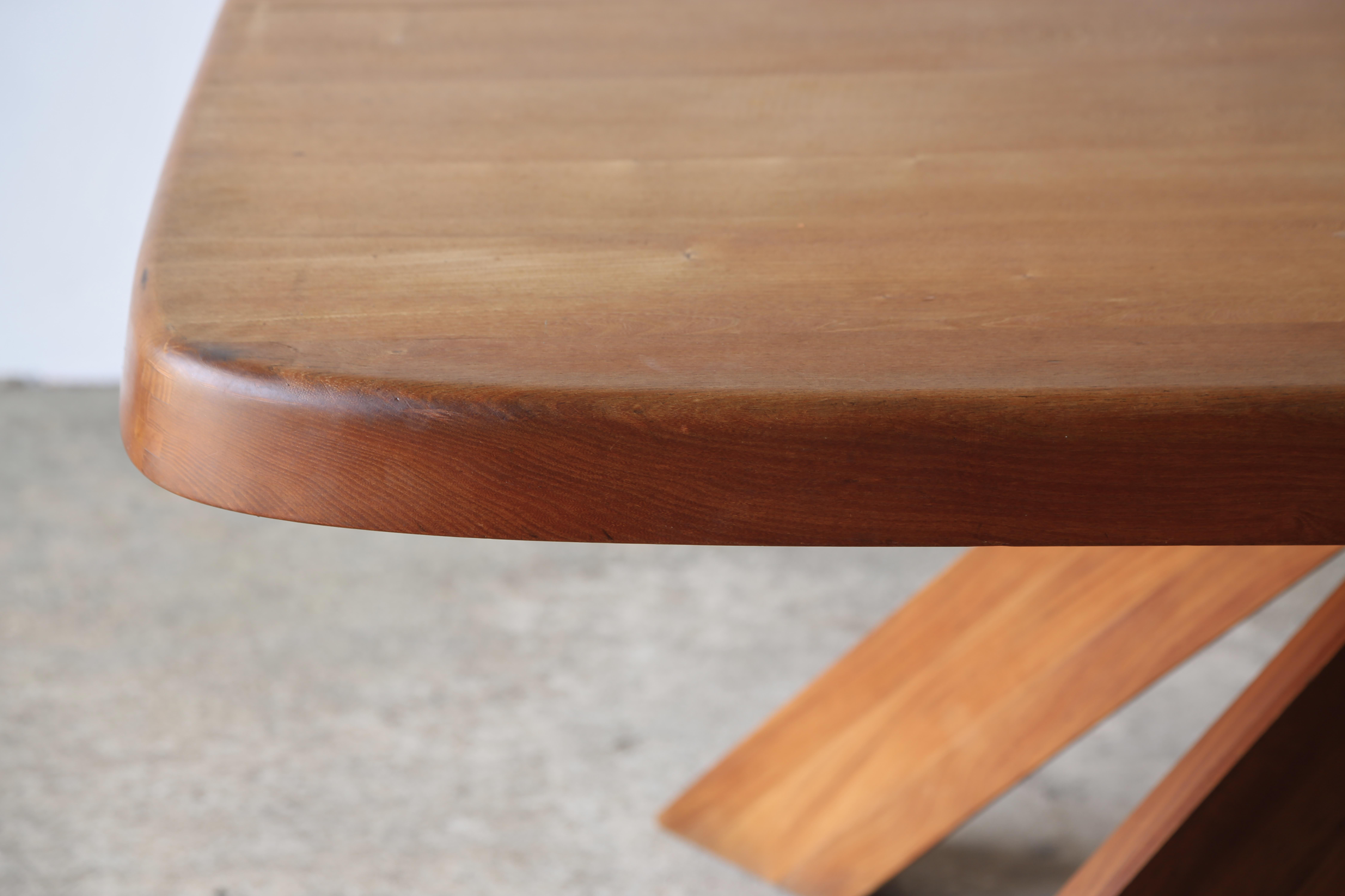 Pierre Chapo T35c Dining Table, France, 1980s 13