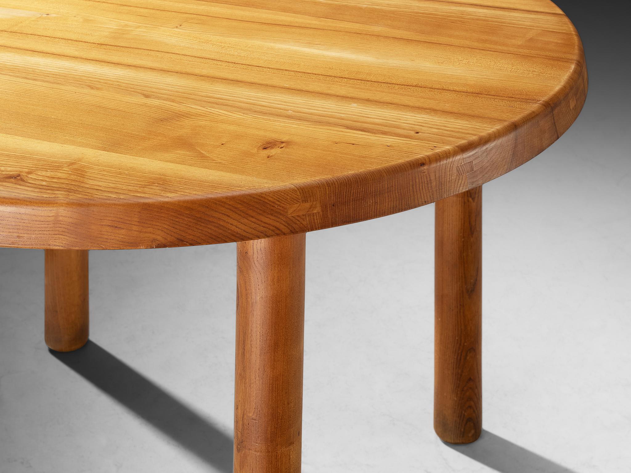 Pierre Chapo Table T02 Dining Table in Elm Francés en venta