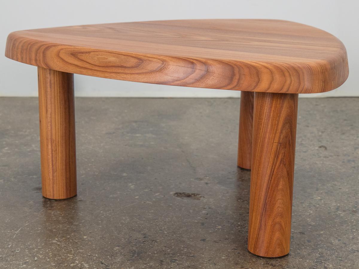 Mid-Century Modern Pierre Chapo Three-Legged Coffee Table