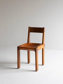 Chaise S24 vintage Pierre Chapo des années 1960