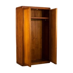 Vintage Pierre Chapo, Wardrobe in Natural Elm, 1979