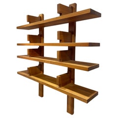 Pierre Chapo's iconic solid elm bookcase B 17