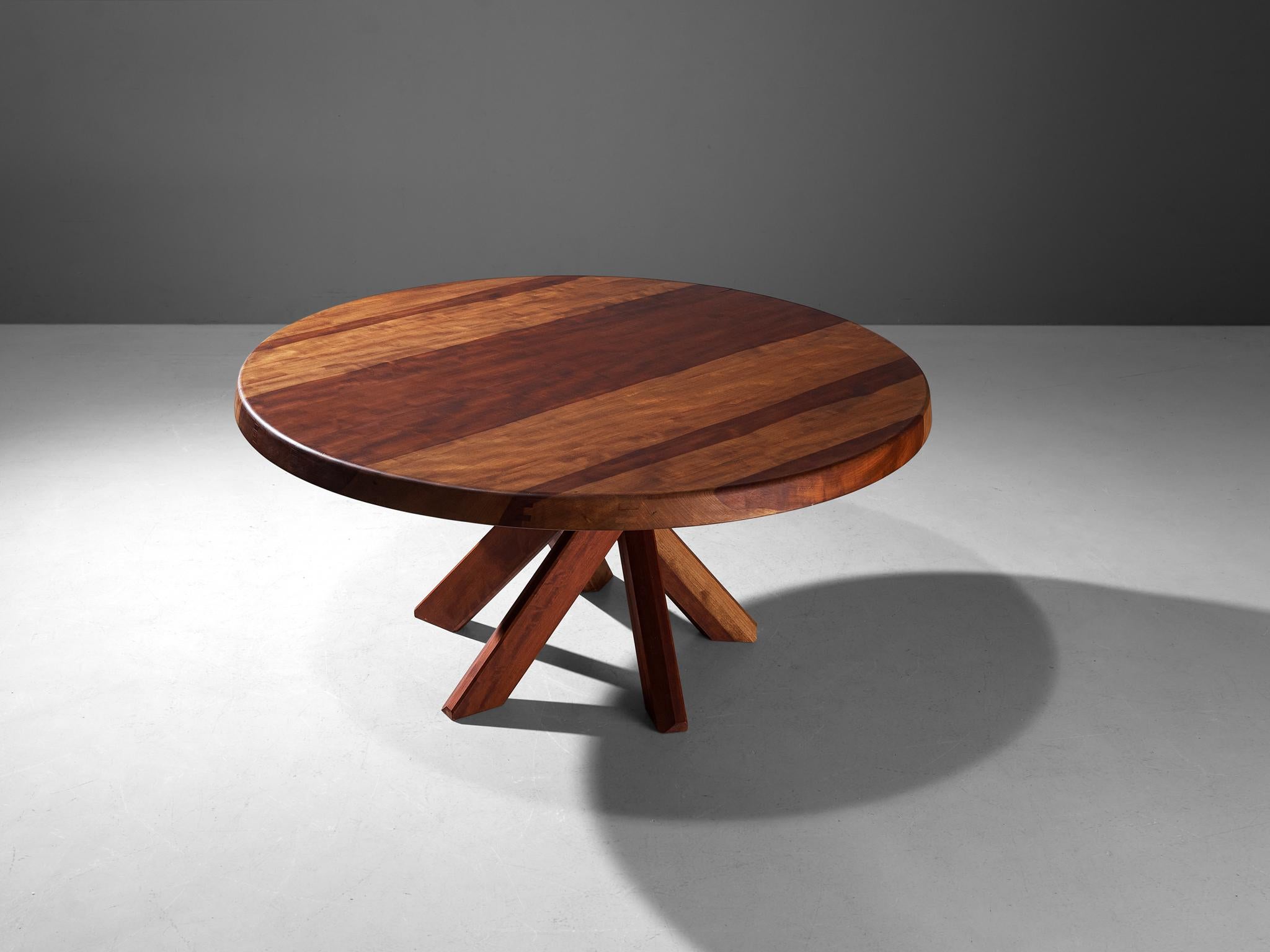 French Pierre Chapo's Own Family Dining Table in Elm 158cm/62.2inches  For Sale