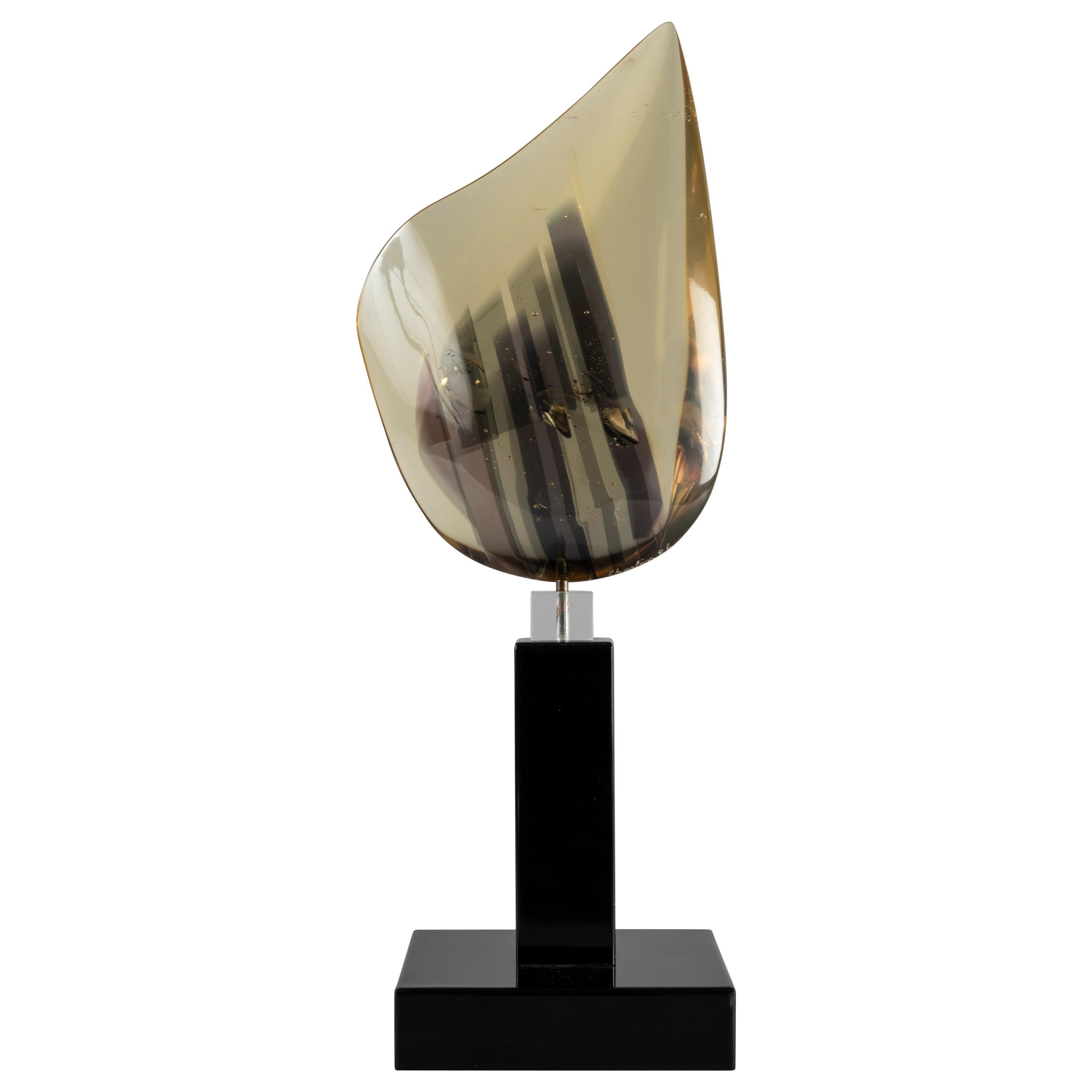Escultura de resina Pierre Charbin, años 80