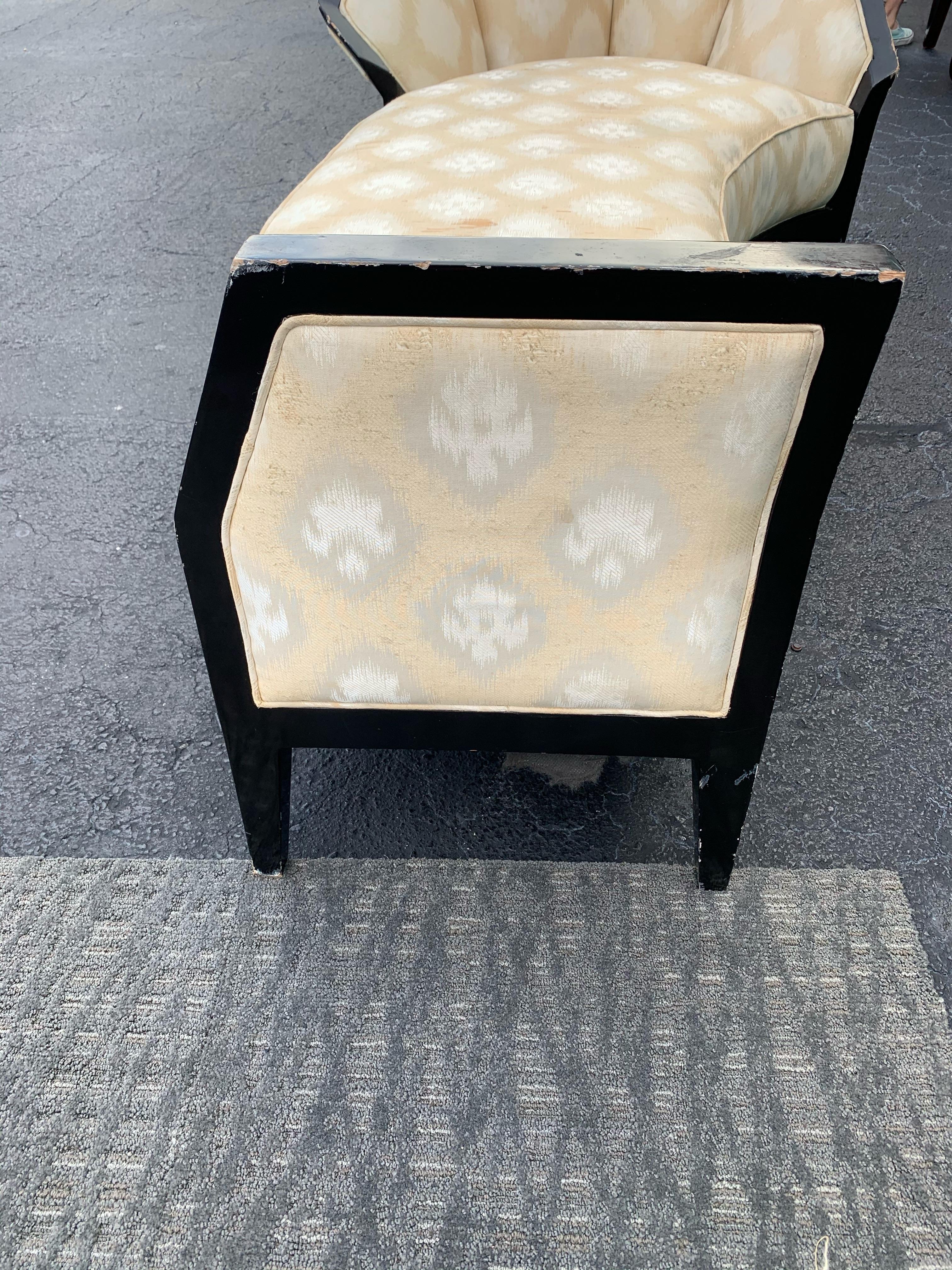 20th Century Pierre Chareau Designed Chaise Lounge French Art Deco For Sale
