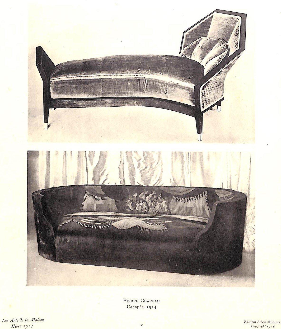 Upholstery Pierre Chareau Designed Chaise Lounge French Art Deco For Sale