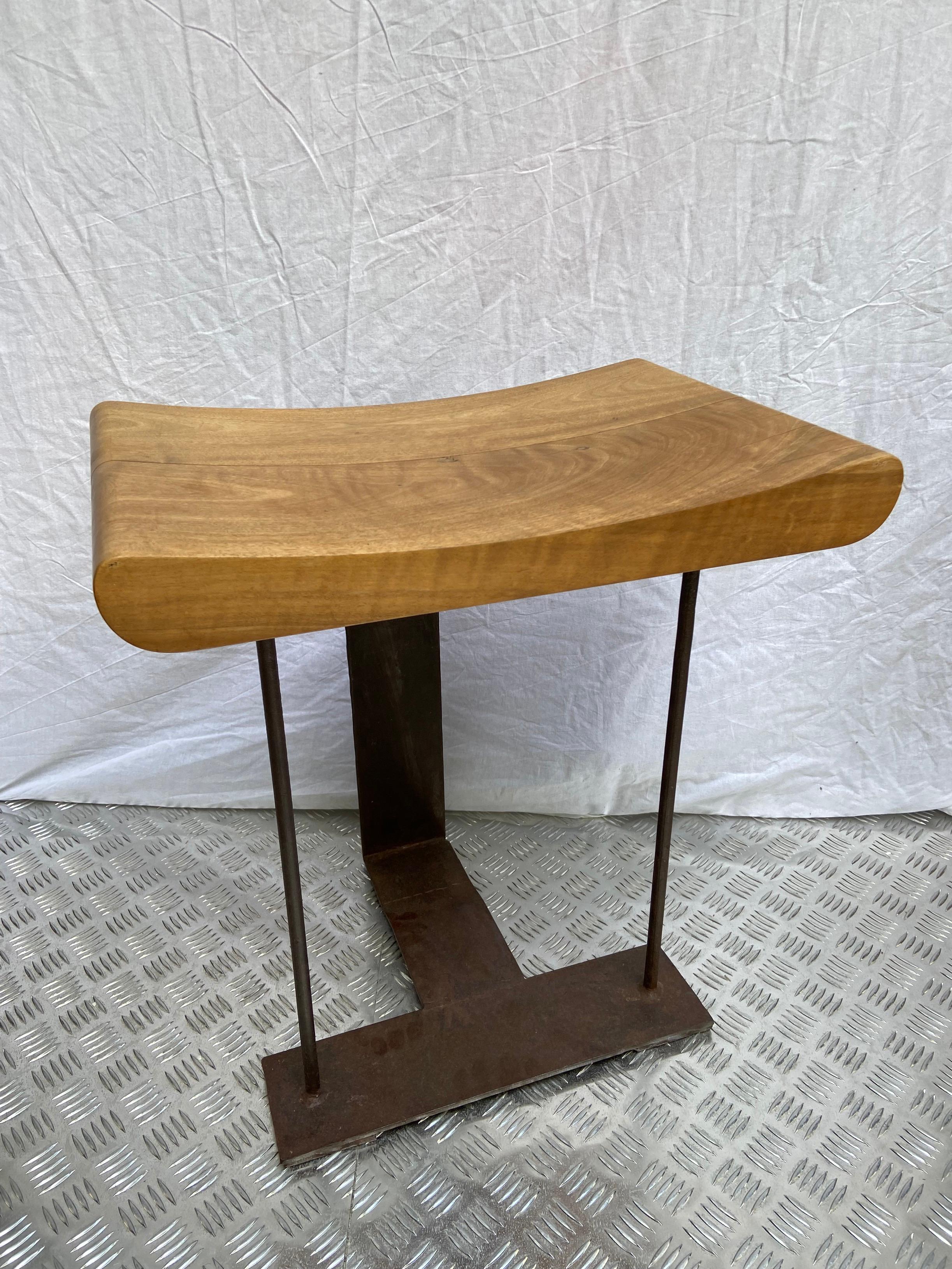Pierre Chareau, SN3 Stool Called “T”, 1927 In Good Condition In Saint ouen, FR