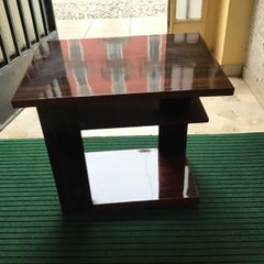 Pierre Chareau   Etagere/Coffee Table Style  Wood Rosewood 1950 France