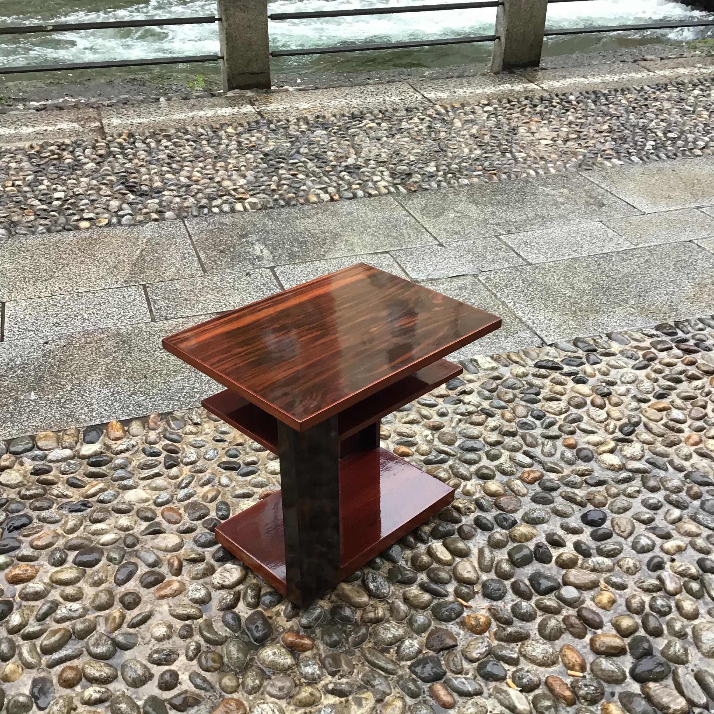 Pierre Chareau   Stil Etagere/Couchtisch  Holz Palisander 1950 Frankreich (French) im Angebot