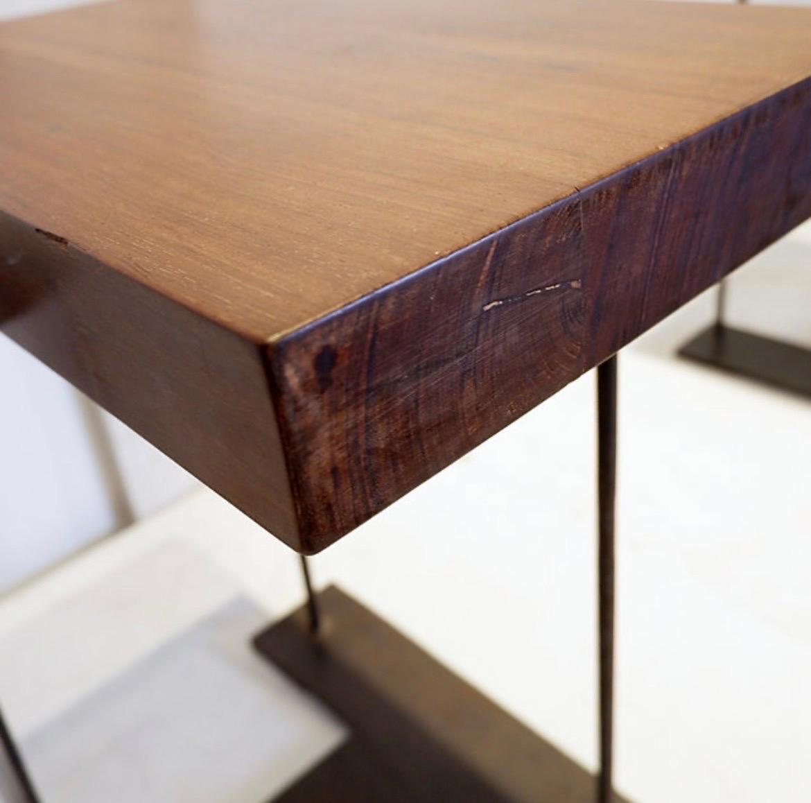 Pierre Chareau Style set of 4 stools or Side tables For Sale 5
