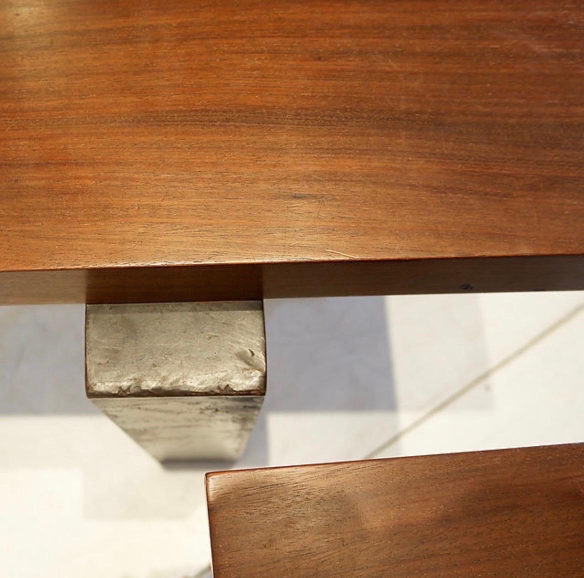 Contemporary Pierre Chareau Style set of 4 stools or Side tables For Sale