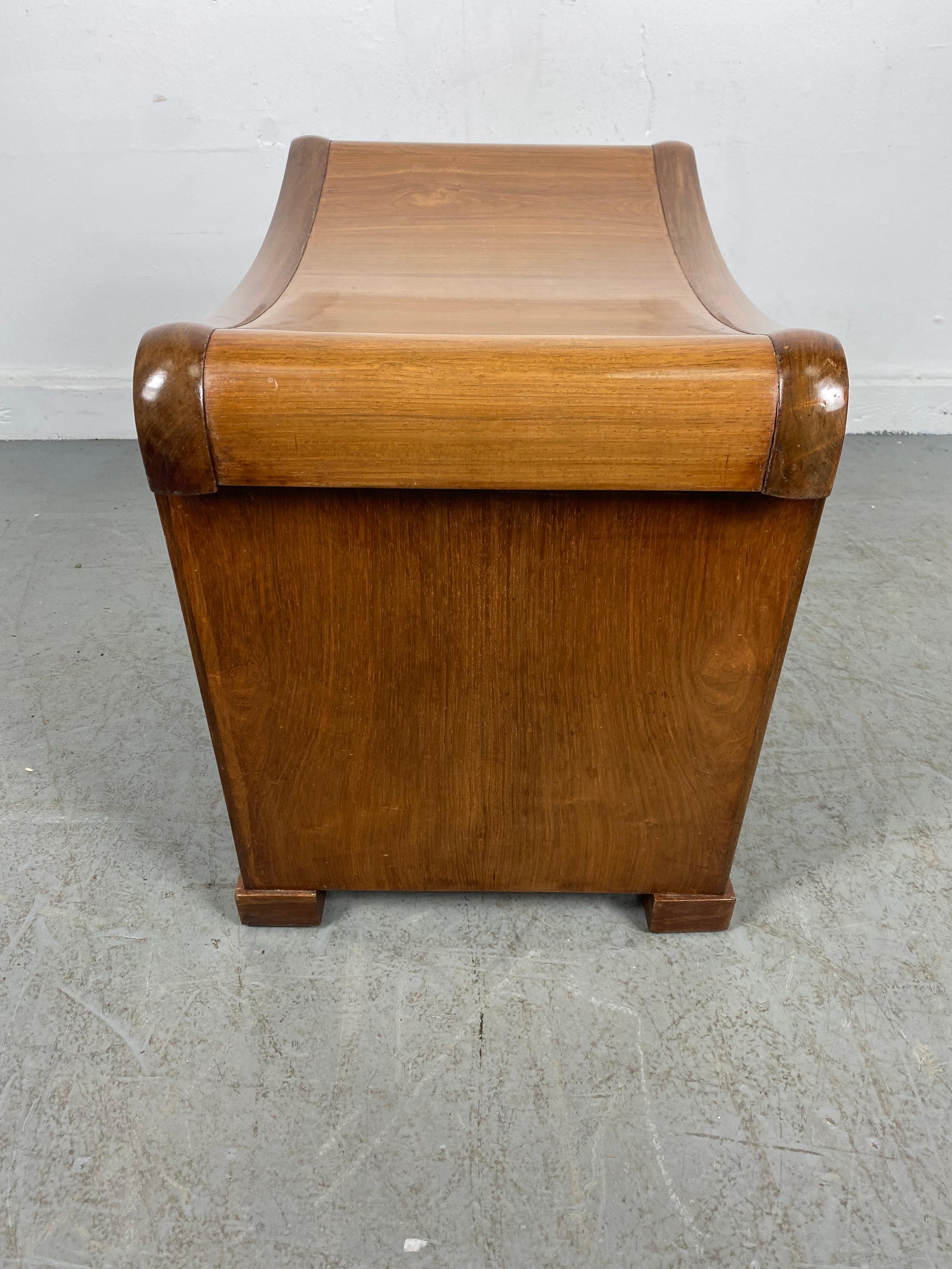 Pierre Chareau Tabouret, Bench, Stool, Model No. MT 1015 Art Deco For Sale 2