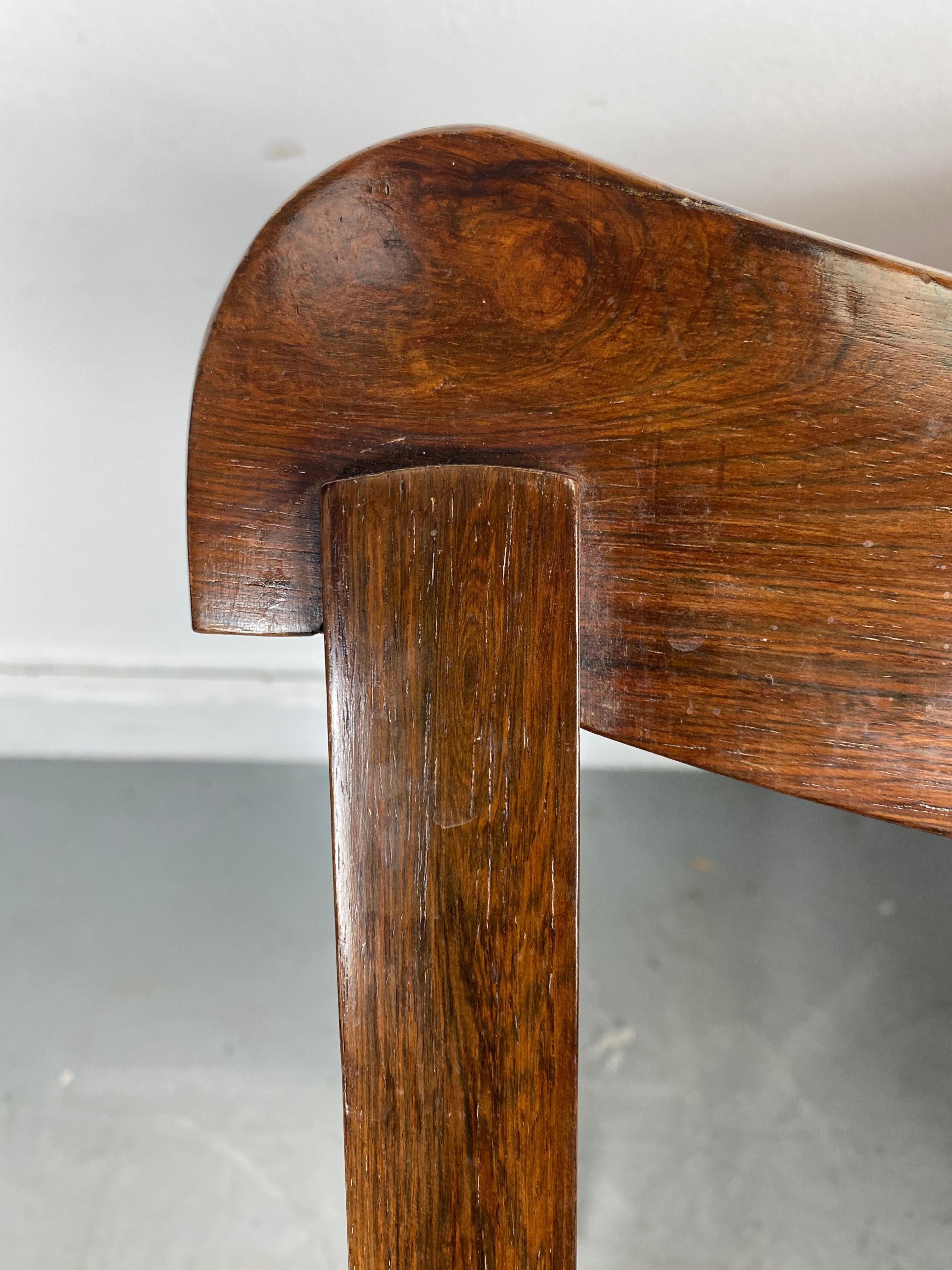 Pierre Chareau tabouret, bench, stool, model no. MT 1015 Art Deco. provenance, Stunning example,, .