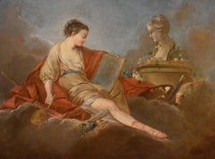 Allegory Painting Drawing Trémolières Paint 18th Century Oil on canvas France