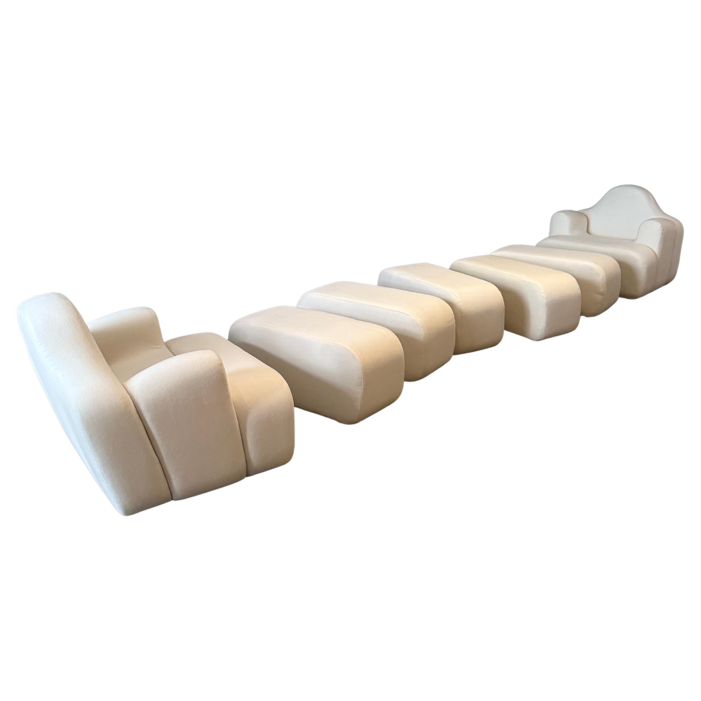 Pierre Charpin First Edition Custom Slice Sofa For Sale