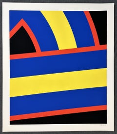 Blue and Yellow 1973 Limited Edition Silkscreen