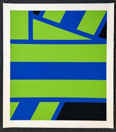 Pierre Clerk Plate II Green 1973 Signed Limited Edition Large Silkscreen
