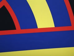 Plate IV, Abstract Geometric Screenprint by Pierre Clerk