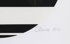 Block Island, serigrafía abstracta geométrica de Pierre Clerk