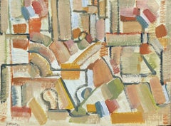 Composition abstraite/Abstract composition with French flags