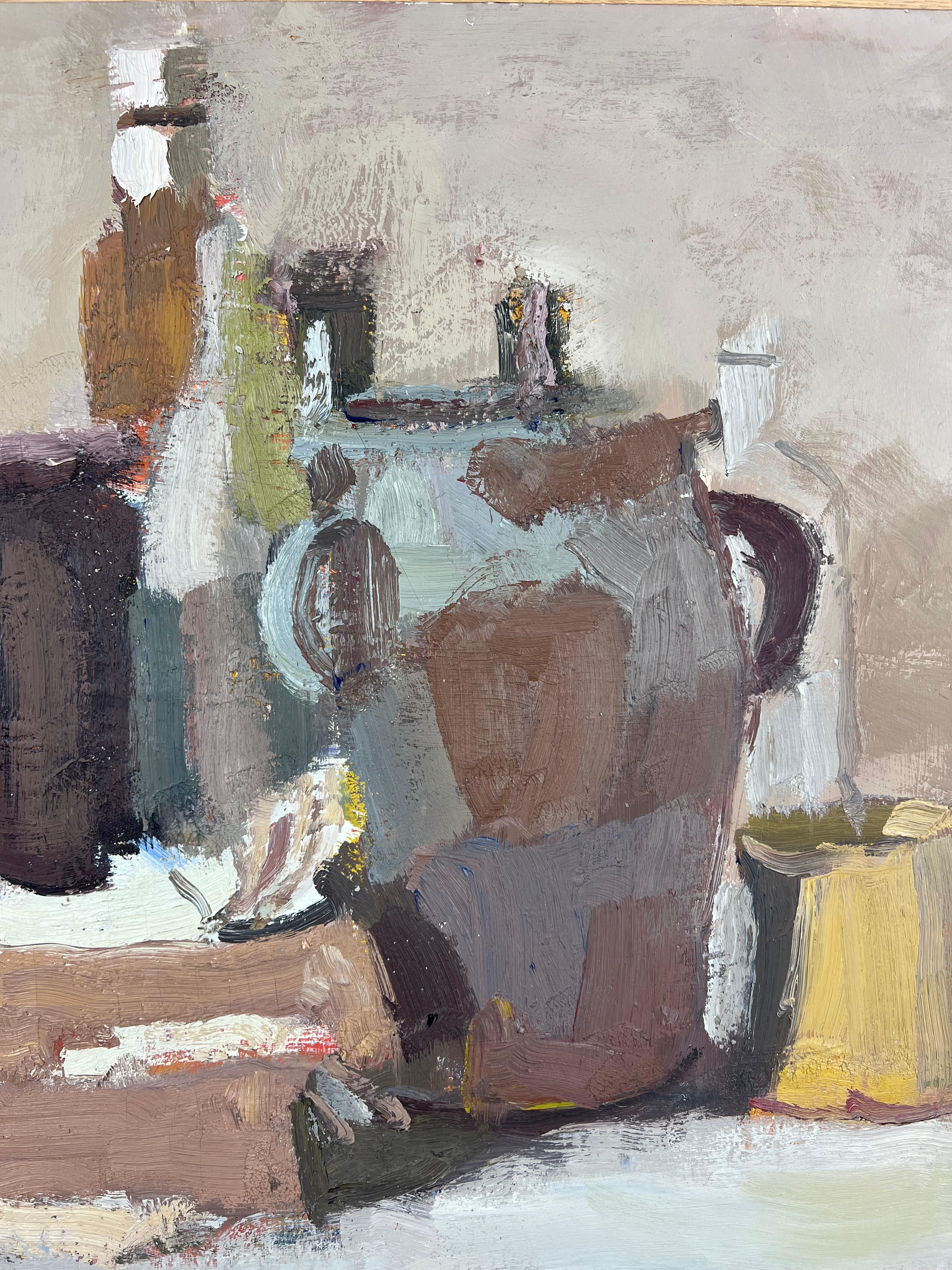 Composition with a jar, oil painting by Pierre Coquet For Sale 5
