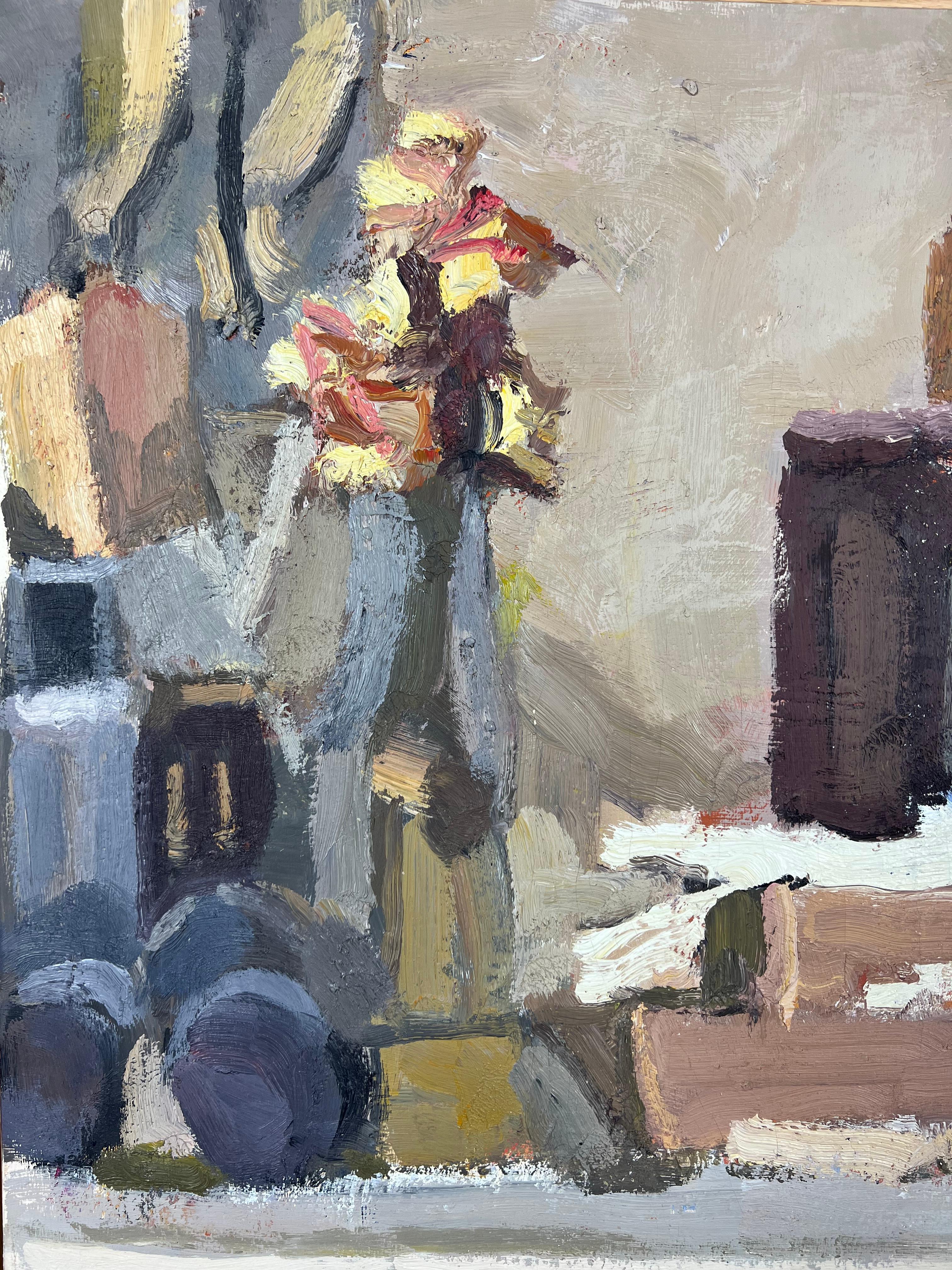 Composition with a jar, oil painting by Pierre Coquet For Sale 6