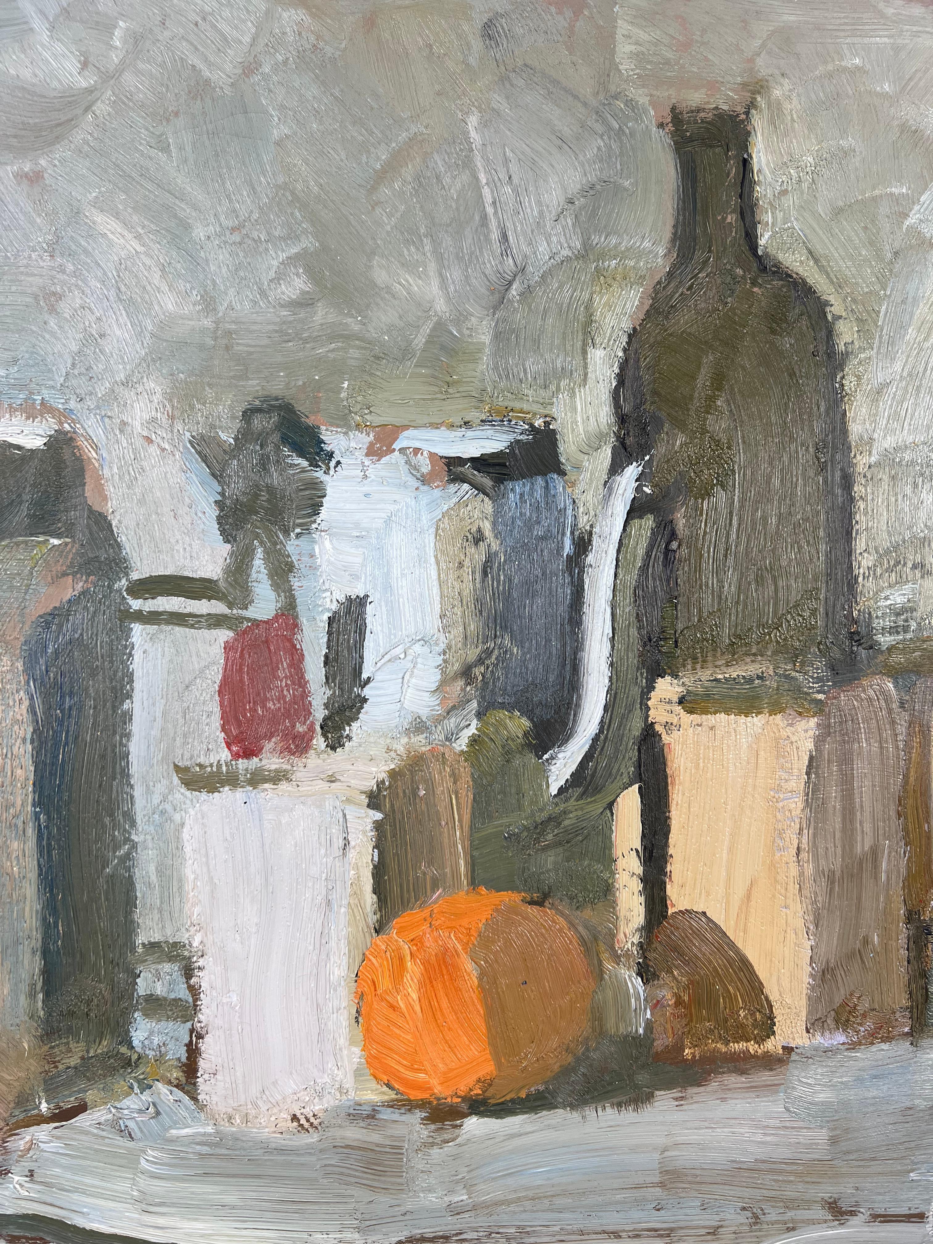 Composition with jugs, oil painting by Pierre Coquet For Sale 5