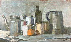 Composition with jugs, oil painting by Pierre Coquet
