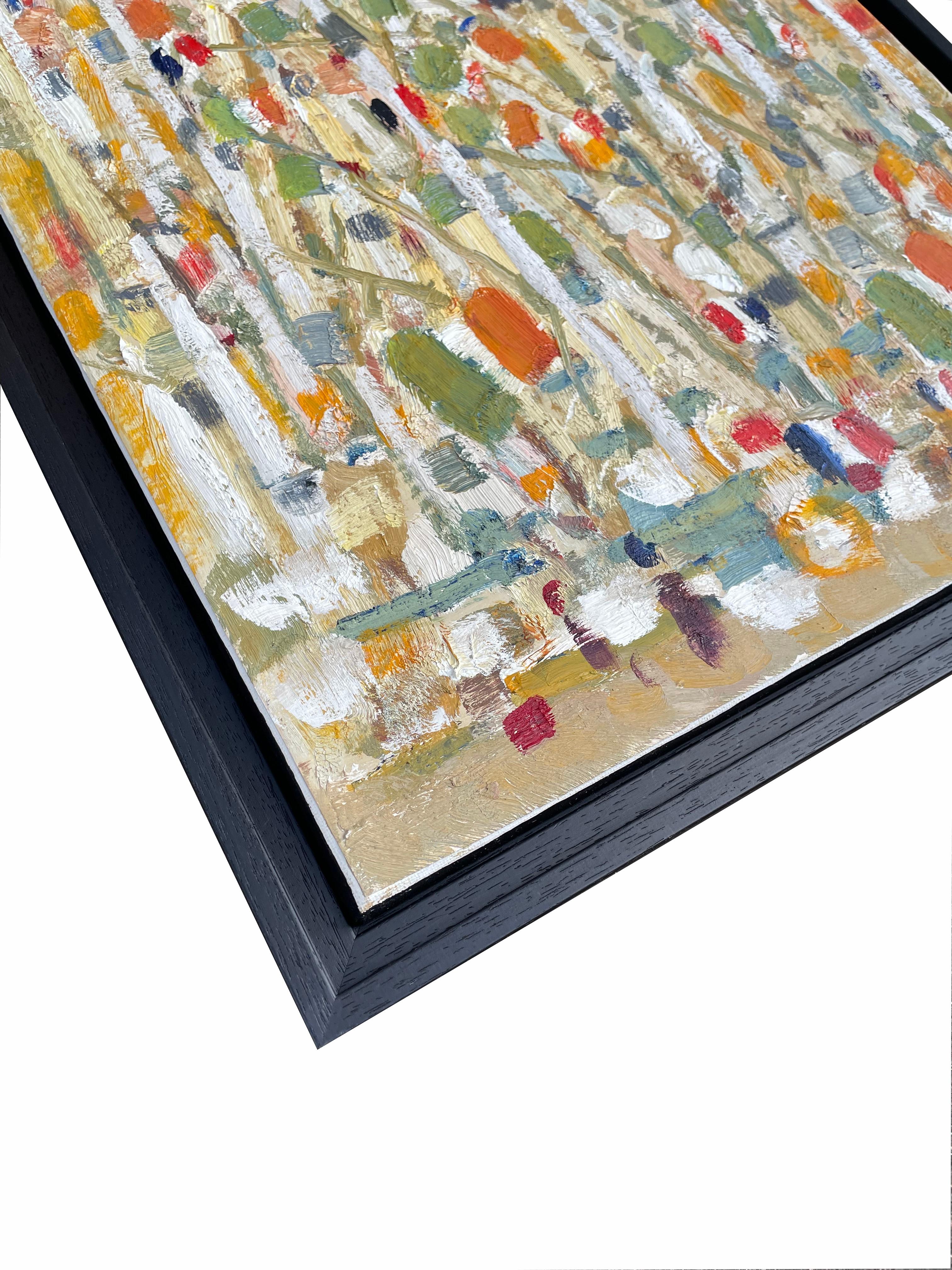 Les mâts de bateaux, Cannes, Francia cuadro original de Pierre Coquet en venta 3