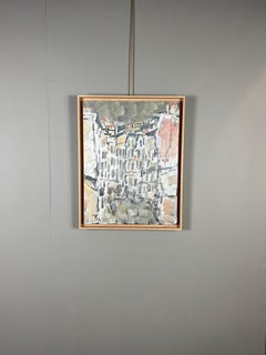 Paris, rue des Solitaires, oil painting by Pierre Coquet