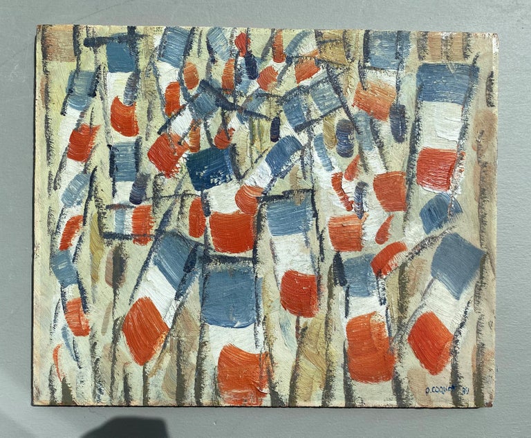 Pierre Coquet Drapeaux Français/French flags For Sale at 1stDibs