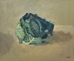 Pierre Coquet - "Le chou" Peinture à l'huile, Ecole française