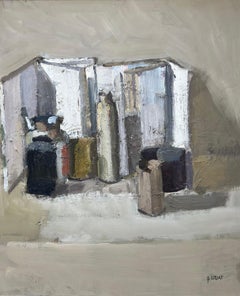 Still life with open books – Original Oil paint – 26 x 21.7 in