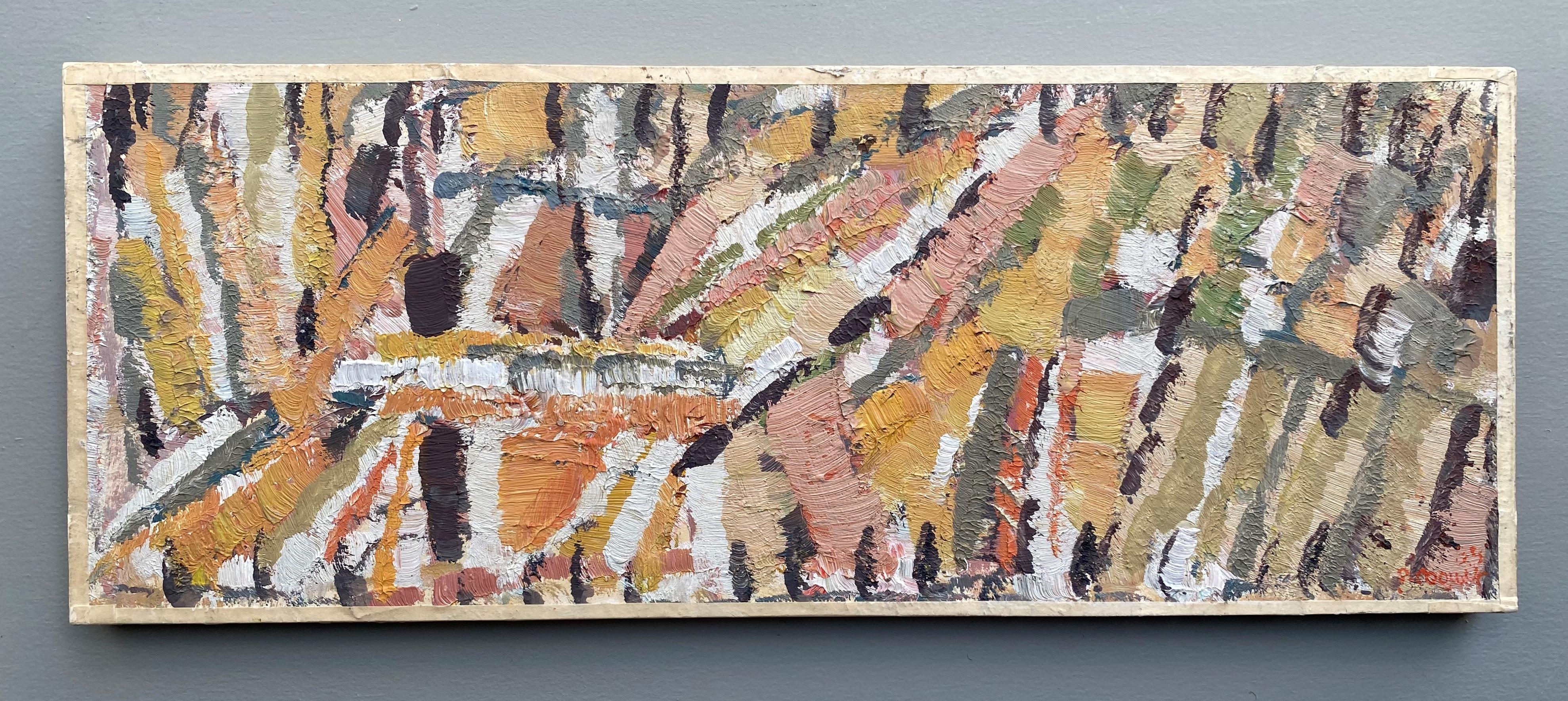 Composizione astratta - Painting di Pierre Coquet