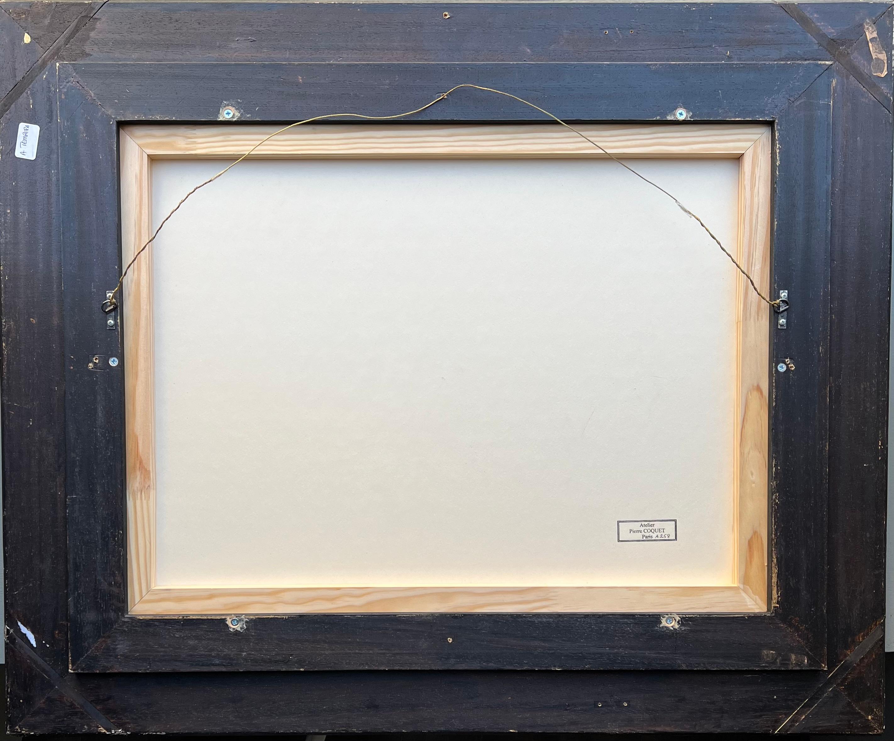 Composizione astratta, pittura a olio di Pierre Coquet 10