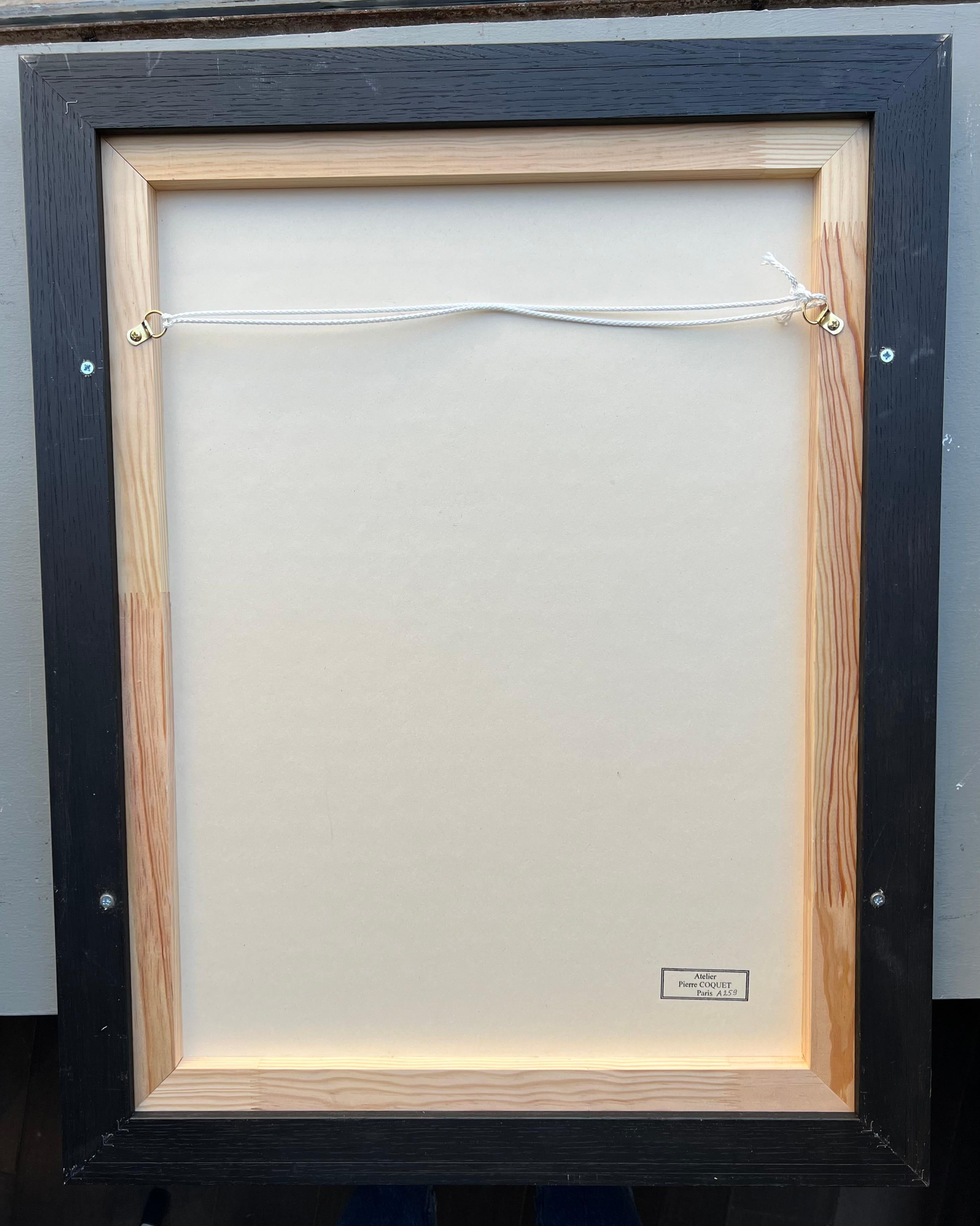 Composizione astratta, pittura a olio di Pierre Coquet in vendita 10