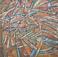 Abstract Composition, oil painting by Pierre Coquet