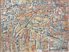 Abstract Composition, oil painting by Pierre Coquet