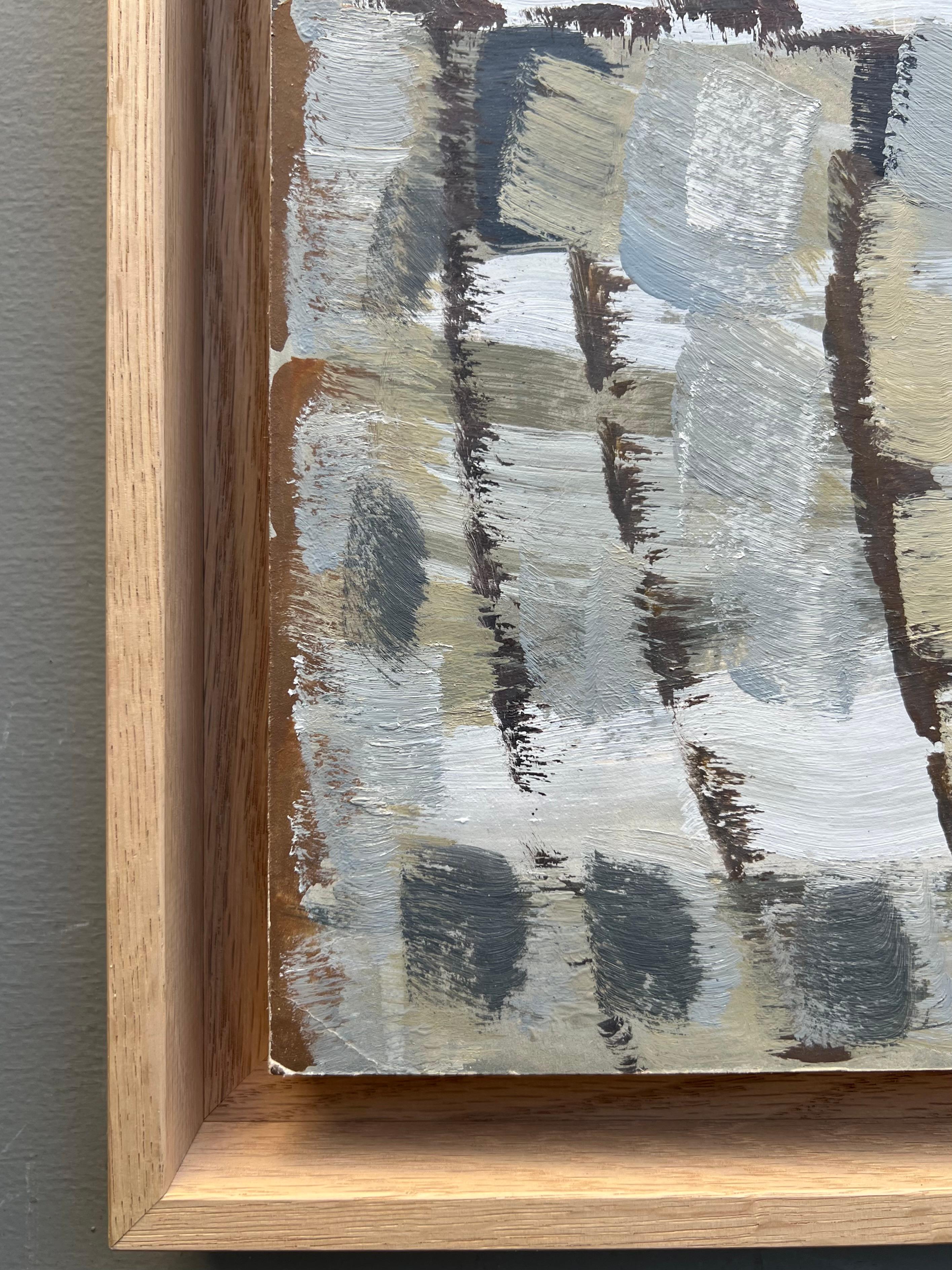 Composizione astratta, pittura a olio di Pierre Coquet in vendita 3
