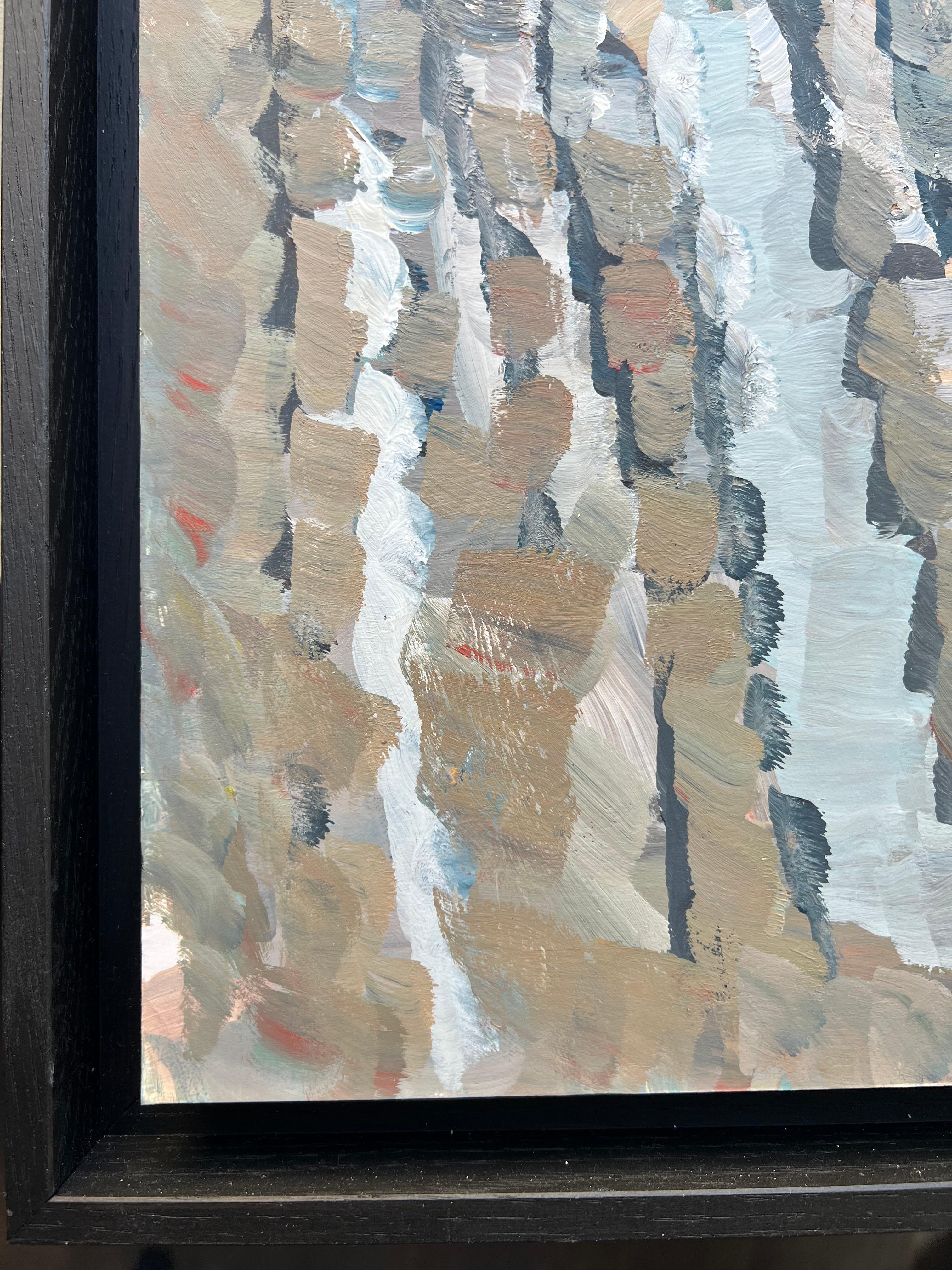 Composizione astratta, pittura a olio di Pierre Coquet in vendita 3